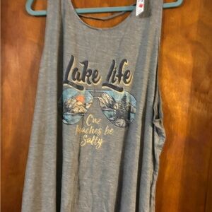 Brand New with Tags Maurices Grey Tank Top Size 4X